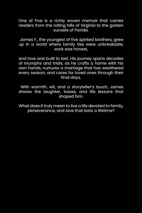 One of Five Back Cover